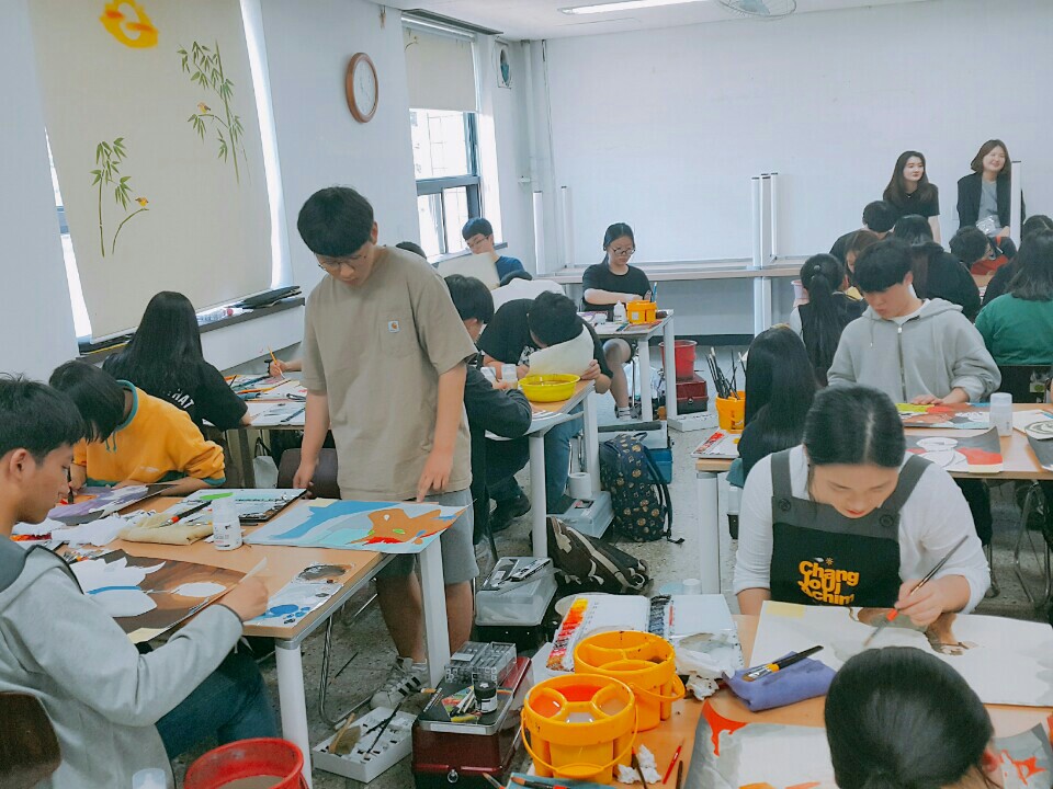 디자인실기대회 진행사진